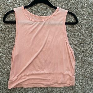 Beyond yoga pastel salmon flowy top